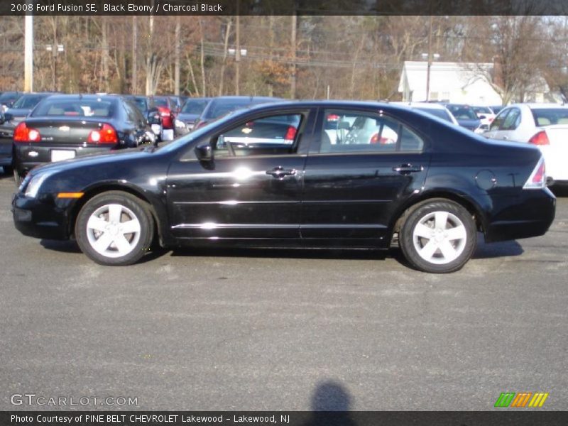Black Ebony / Charcoal Black 2008 Ford Fusion SE