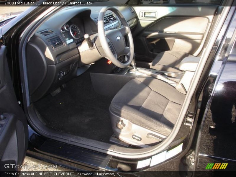 Black Ebony / Charcoal Black 2008 Ford Fusion SE