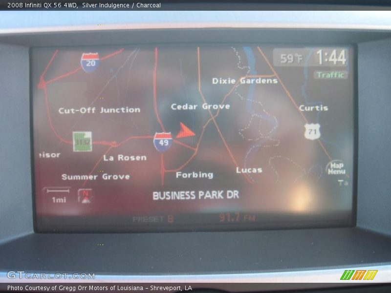 Silver Indulgence / Charcoal 2008 Infiniti QX 56 4WD