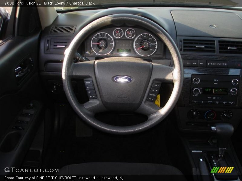 Black Ebony / Charcoal Black 2008 Ford Fusion SE