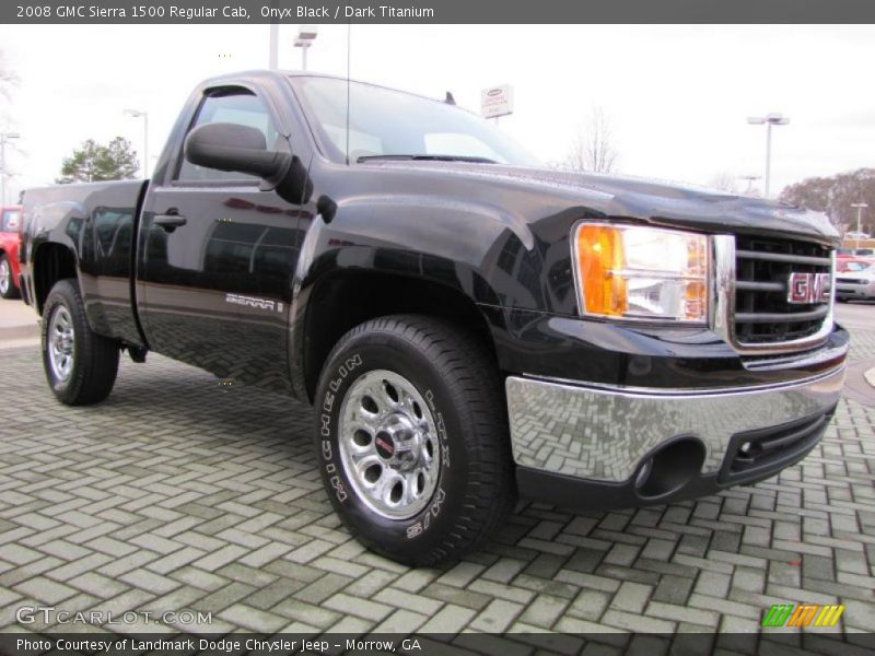 Onyx Black / Dark Titanium 2008 GMC Sierra 1500 Regular Cab