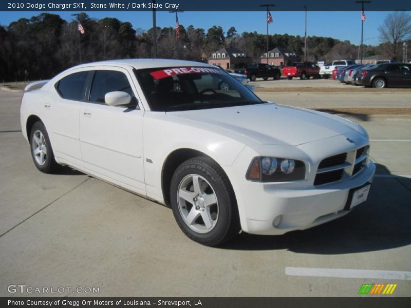 Stone White / Dark Slate Gray 2010 Dodge Charger SXT