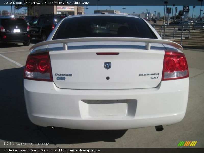 Stone White / Dark Slate Gray 2010 Dodge Charger SXT