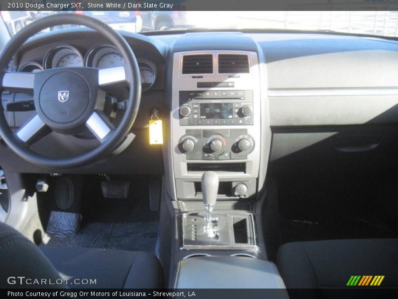 Stone White / Dark Slate Gray 2010 Dodge Charger SXT