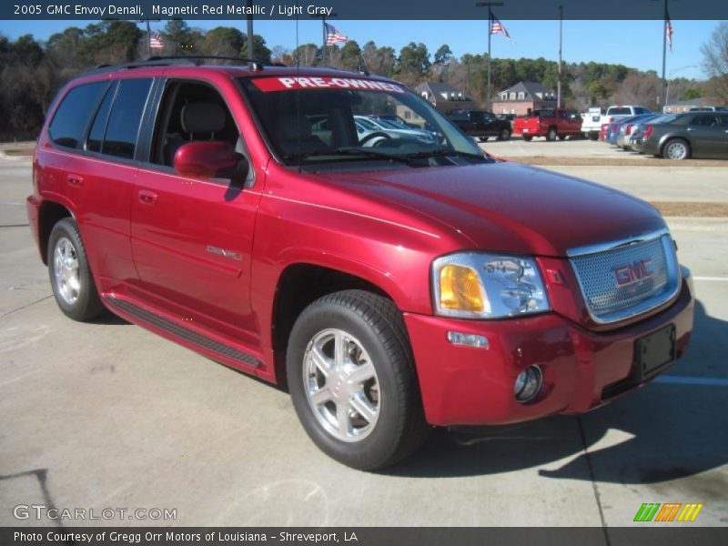 Magnetic Red Metallic / Light Gray 2005 GMC Envoy Denali