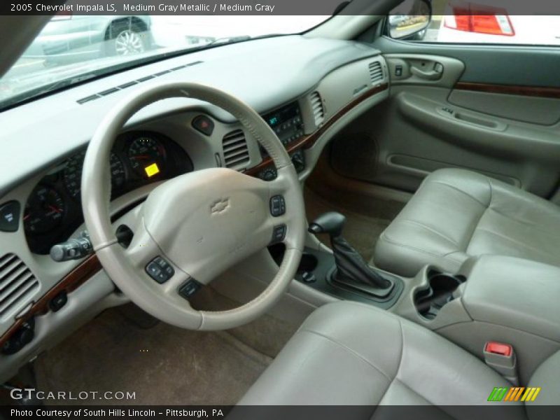 Medium Gray Metallic / Medium Gray 2005 Chevrolet Impala LS