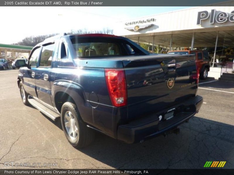 Rip Tide Blue / Pewter 2005 Cadillac Escalade EXT AWD