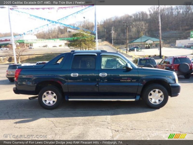 Rip Tide Blue / Pewter 2005 Cadillac Escalade EXT AWD