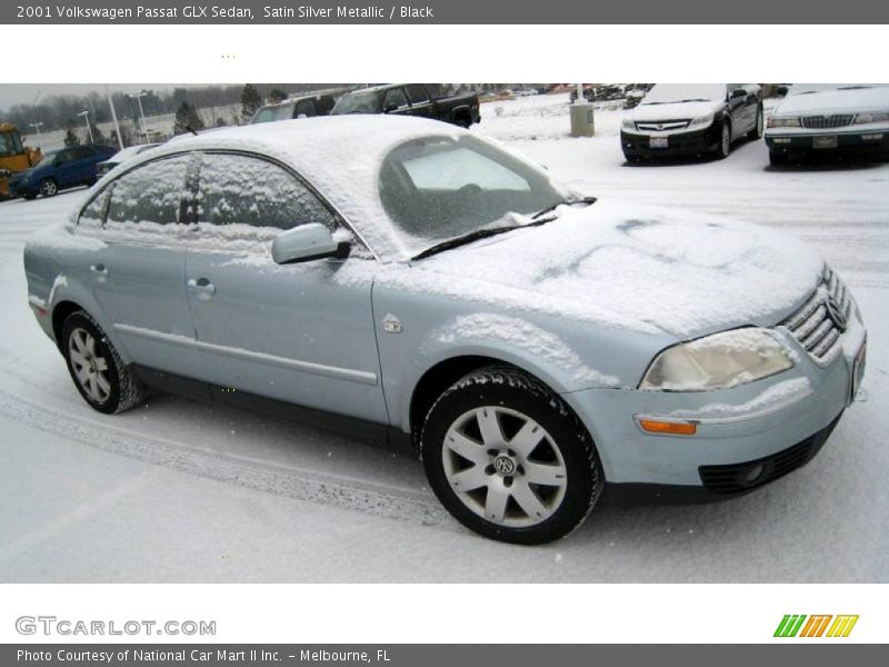 Satin Silver Metallic / Black 2001 Volkswagen Passat GLX Sedan