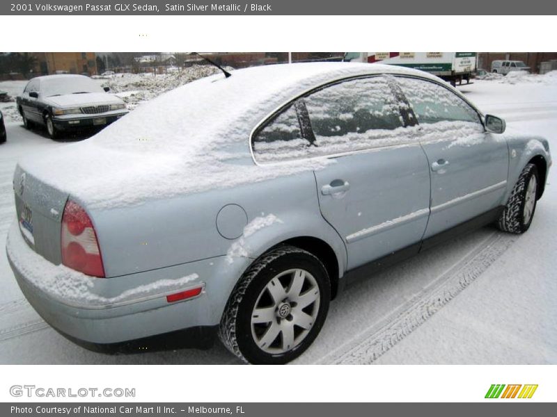 Satin Silver Metallic / Black 2001 Volkswagen Passat GLX Sedan