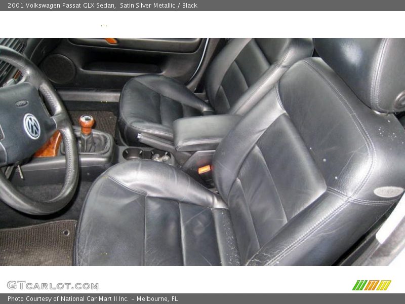 Satin Silver Metallic / Black 2001 Volkswagen Passat GLX Sedan