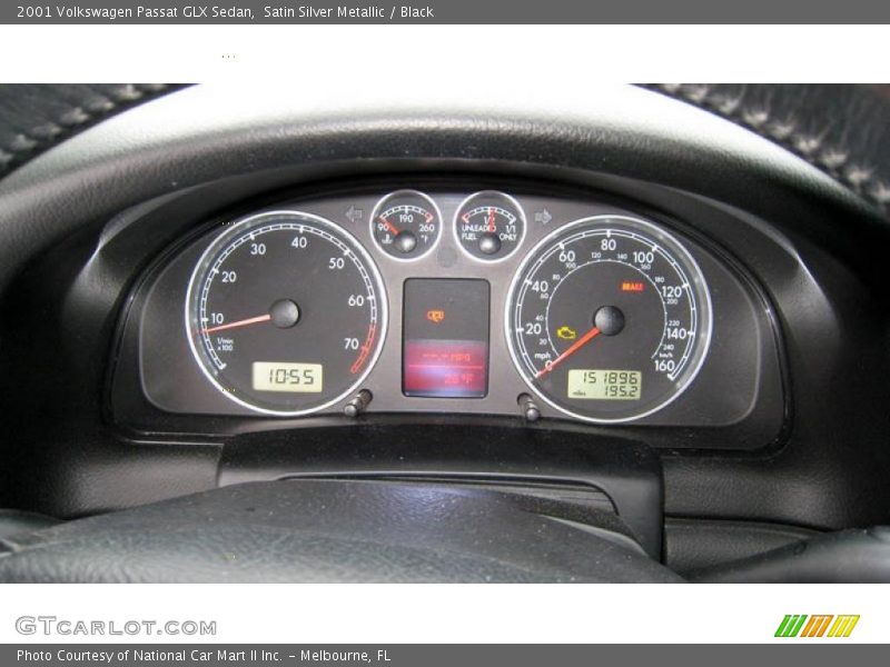 Satin Silver Metallic / Black 2001 Volkswagen Passat GLX Sedan