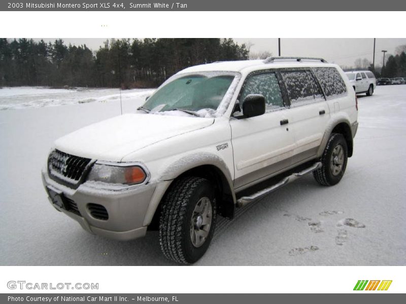 Summit White / Tan 2003 Mitsubishi Montero Sport XLS 4x4