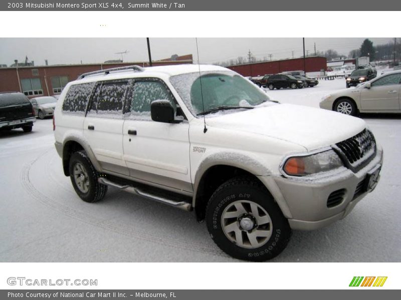 Summit White / Tan 2003 Mitsubishi Montero Sport XLS 4x4