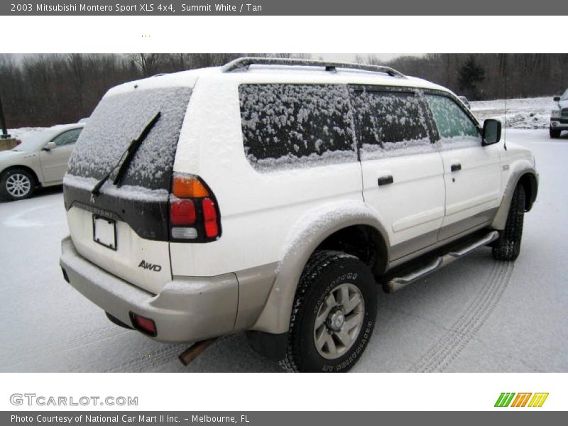 Summit White / Tan 2003 Mitsubishi Montero Sport XLS 4x4