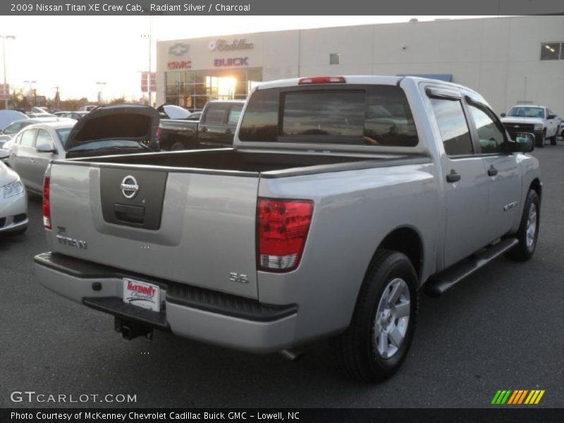 Radiant Silver / Charcoal 2009 Nissan Titan XE Crew Cab