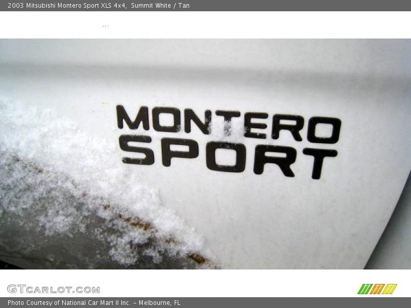 Summit White / Tan 2003 Mitsubishi Montero Sport XLS 4x4