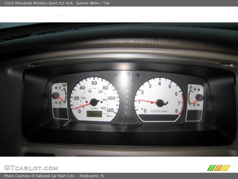 Summit White / Tan 2003 Mitsubishi Montero Sport XLS 4x4