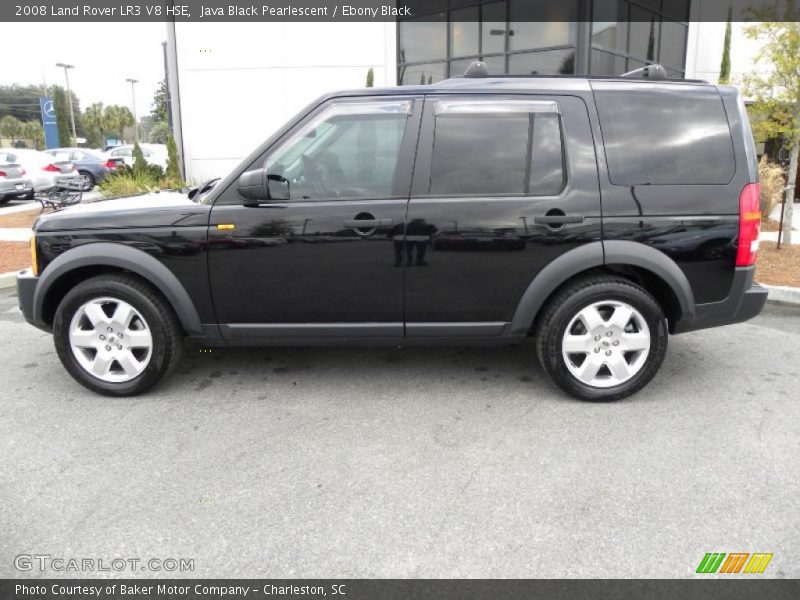 Java Black Pearlescent / Ebony Black 2008 Land Rover LR3 V8 HSE