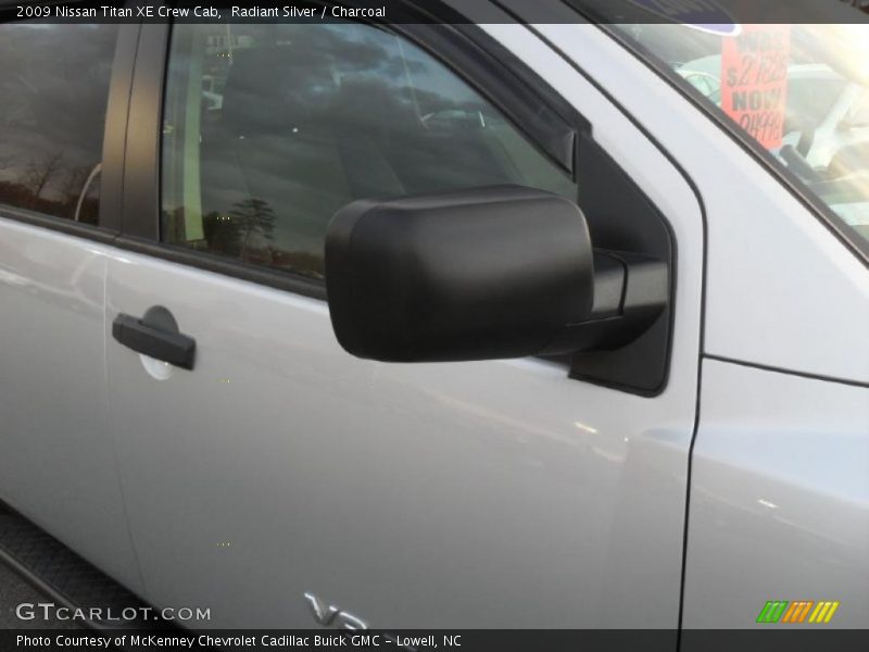 Radiant Silver / Charcoal 2009 Nissan Titan XE Crew Cab