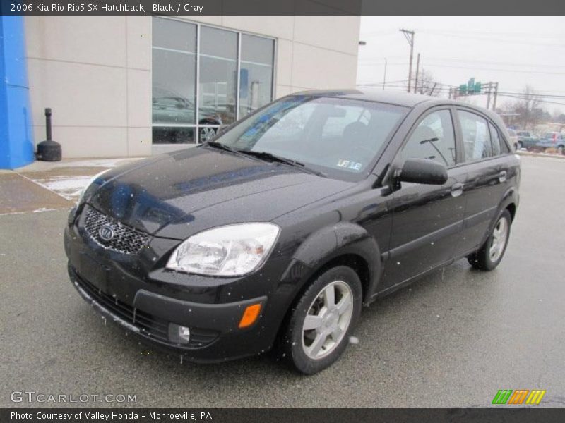 Black / Gray 2006 Kia Rio Rio5 SX Hatchback