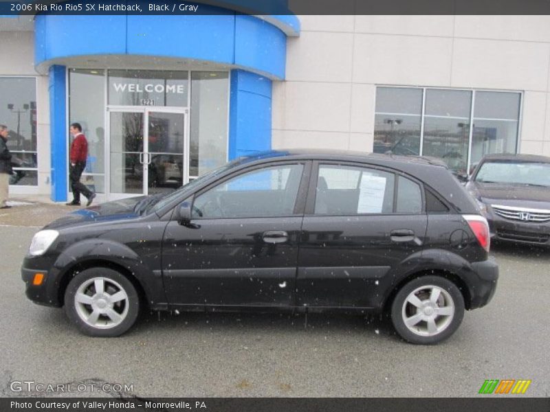 Black / Gray 2006 Kia Rio Rio5 SX Hatchback