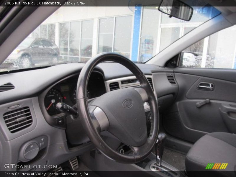 Black / Gray 2006 Kia Rio Rio5 SX Hatchback