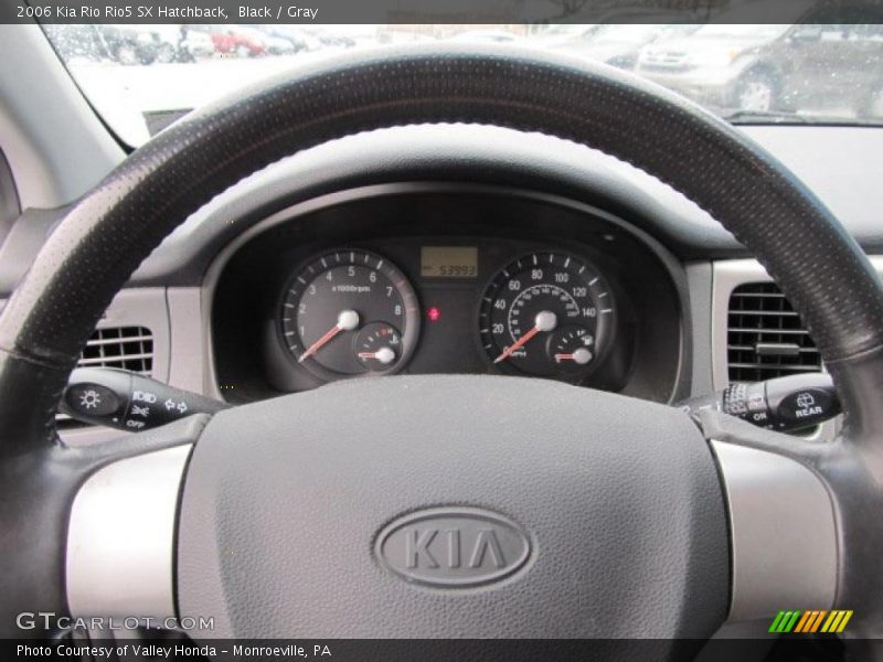 Black / Gray 2006 Kia Rio Rio5 SX Hatchback