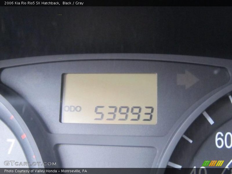Black / Gray 2006 Kia Rio Rio5 SX Hatchback