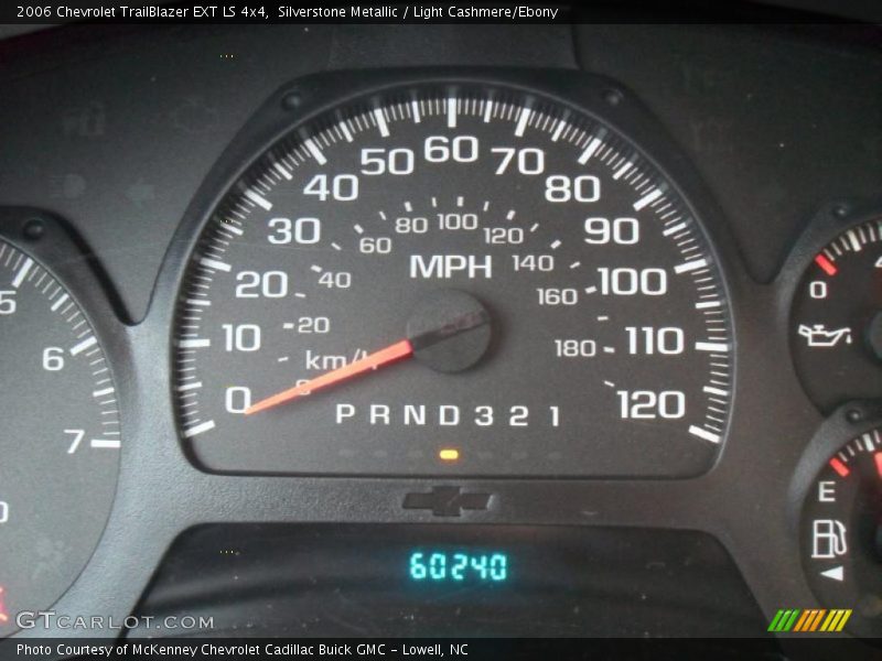 Silverstone Metallic / Light Cashmere/Ebony 2006 Chevrolet TrailBlazer EXT LS 4x4