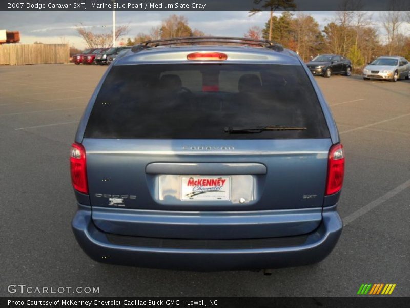 Marine Blue Pearl / Medium Slate Gray 2007 Dodge Caravan SXT