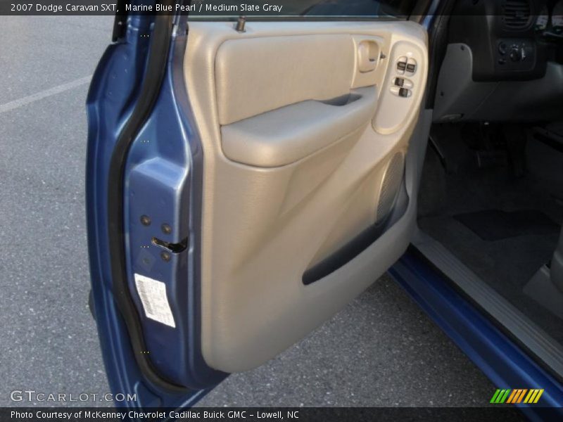 Marine Blue Pearl / Medium Slate Gray 2007 Dodge Caravan SXT