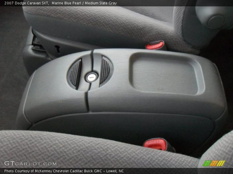 Marine Blue Pearl / Medium Slate Gray 2007 Dodge Caravan SXT