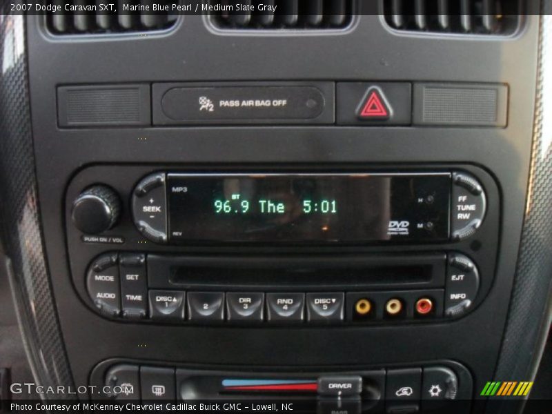 Marine Blue Pearl / Medium Slate Gray 2007 Dodge Caravan SXT