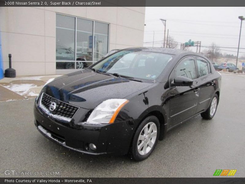 Super Black / Charcoal/Steel 2008 Nissan Sentra 2.0