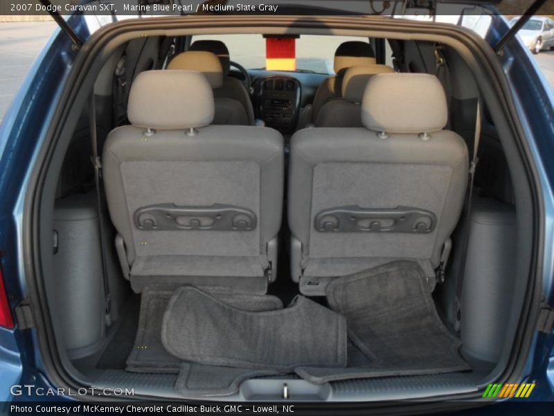 Marine Blue Pearl / Medium Slate Gray 2007 Dodge Caravan SXT