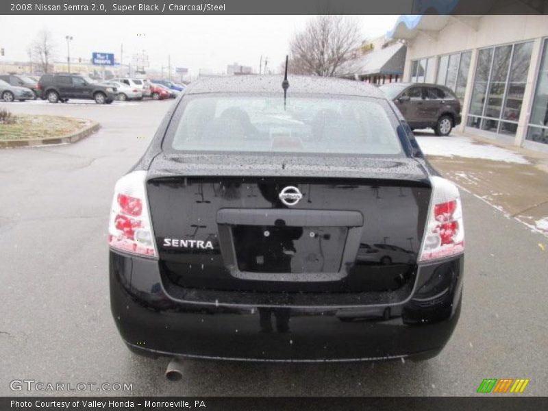 Super Black / Charcoal/Steel 2008 Nissan Sentra 2.0