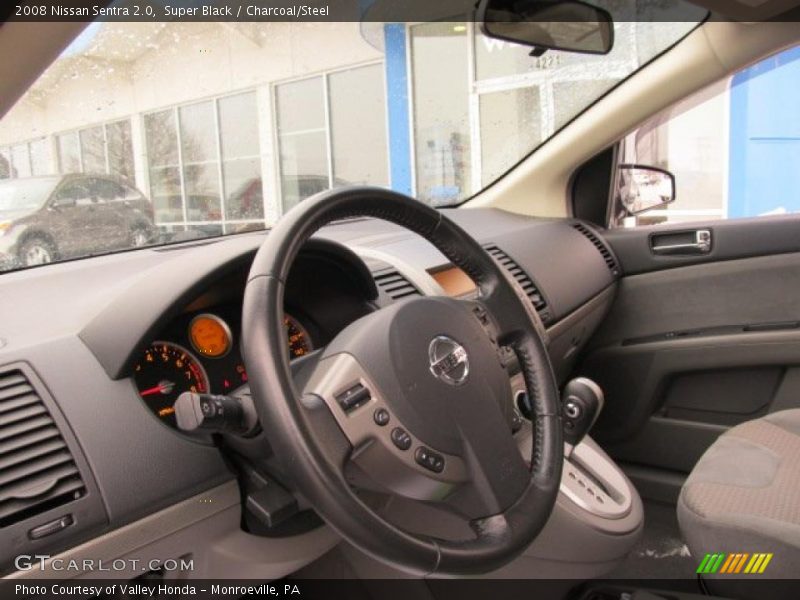 Super Black / Charcoal/Steel 2008 Nissan Sentra 2.0