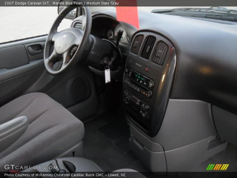 Marine Blue Pearl / Medium Slate Gray 2007 Dodge Caravan SXT