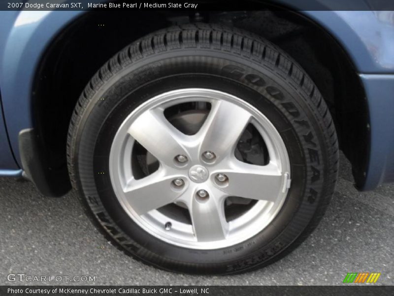 Marine Blue Pearl / Medium Slate Gray 2007 Dodge Caravan SXT