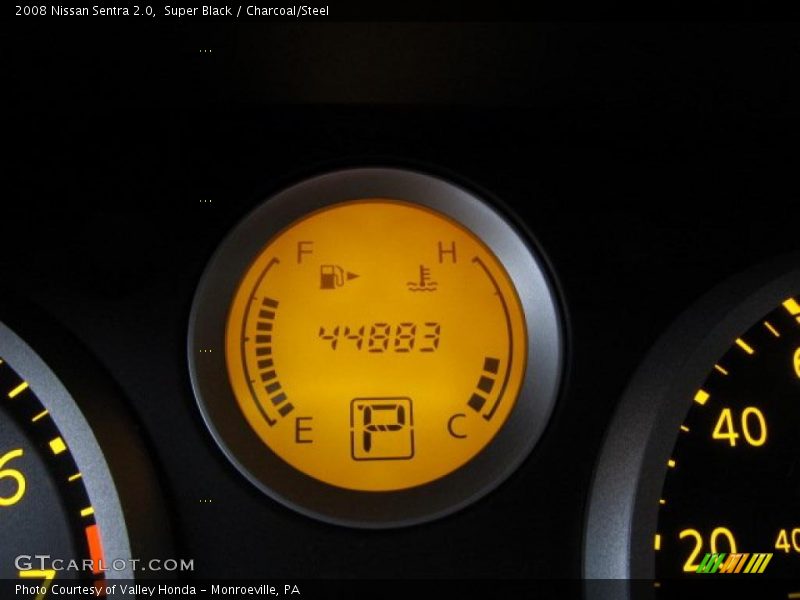 Super Black / Charcoal/Steel 2008 Nissan Sentra 2.0