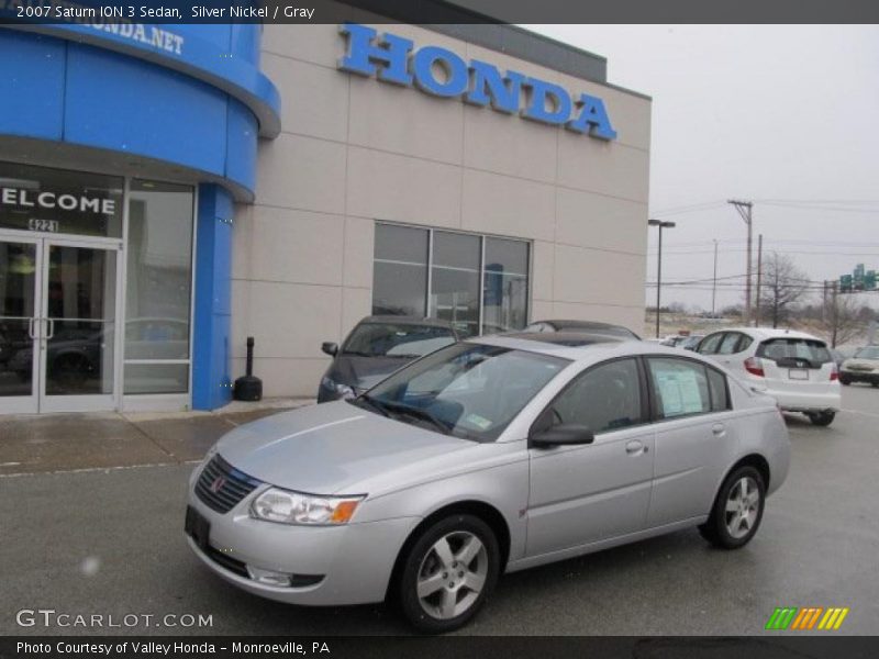 Silver Nickel / Gray 2007 Saturn ION 3 Sedan