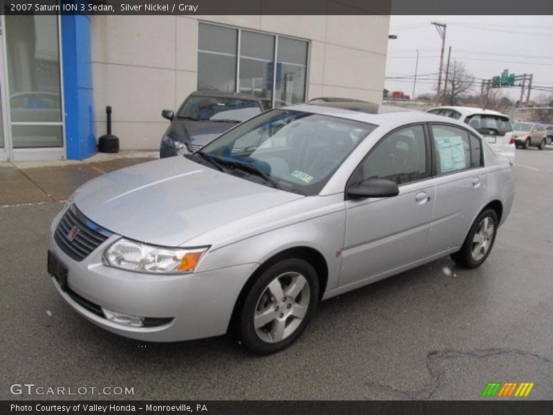 Silver Nickel / Gray 2007 Saturn ION 3 Sedan