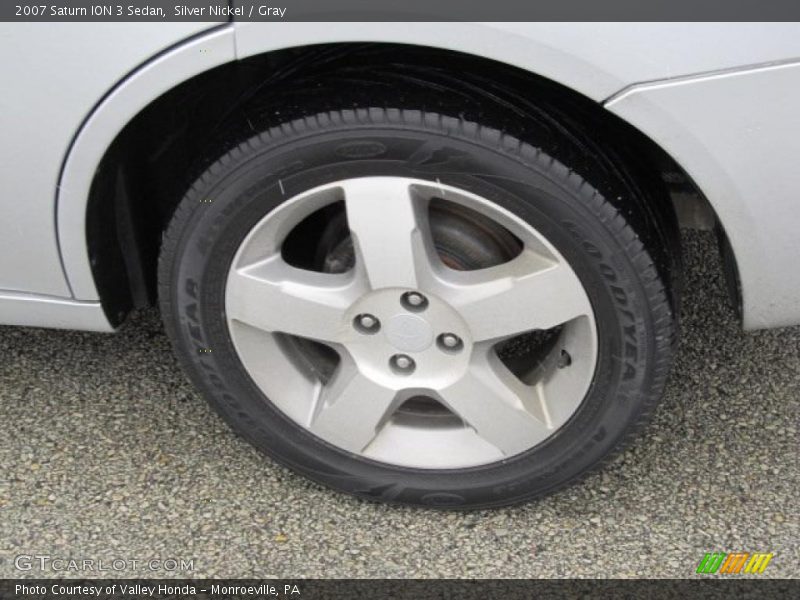 Silver Nickel / Gray 2007 Saturn ION 3 Sedan