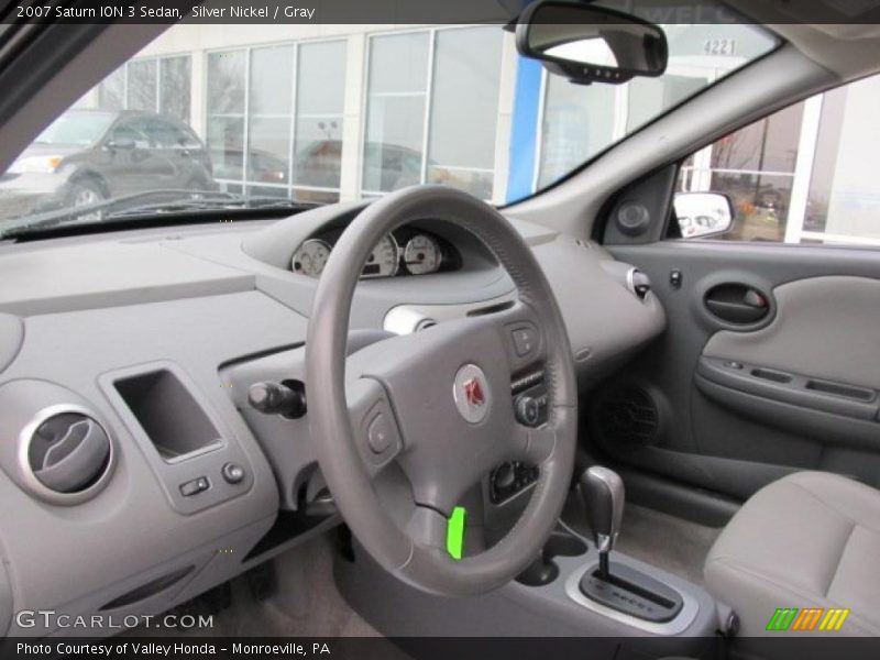 Silver Nickel / Gray 2007 Saturn ION 3 Sedan