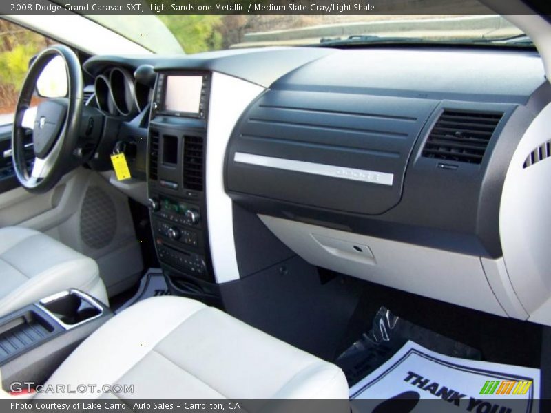 Light Sandstone Metallic / Medium Slate Gray/Light Shale 2008 Dodge Grand Caravan SXT