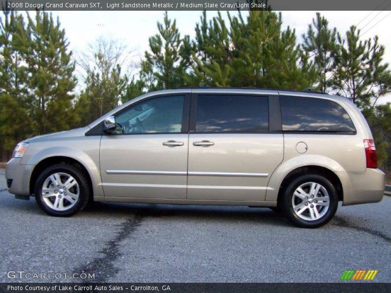 Light Sandstone Metallic / Medium Slate Gray/Light Shale 2008 Dodge Grand Caravan SXT