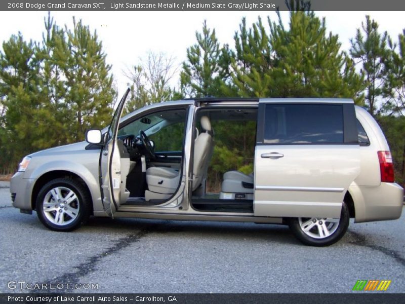 Light Sandstone Metallic / Medium Slate Gray/Light Shale 2008 Dodge Grand Caravan SXT