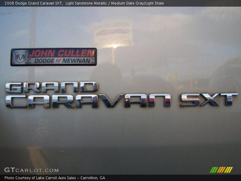 Light Sandstone Metallic / Medium Slate Gray/Light Shale 2008 Dodge Grand Caravan SXT