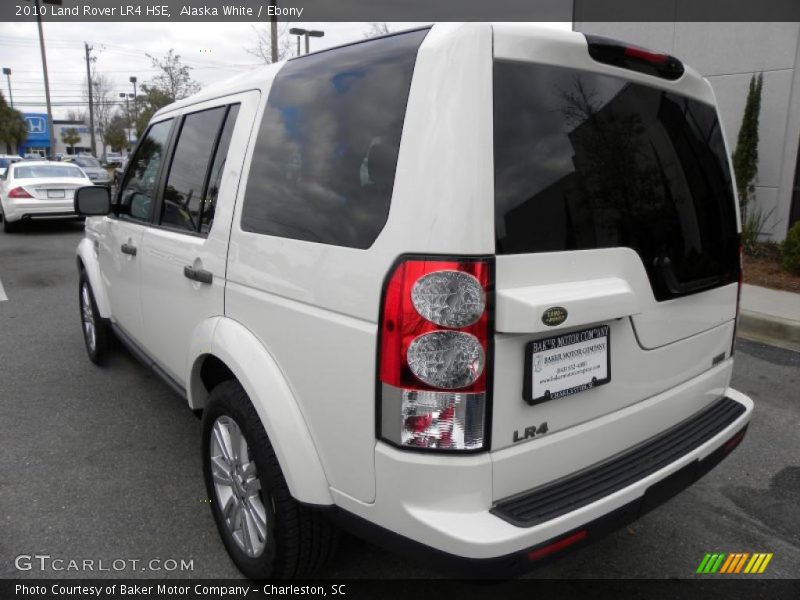 Alaska White / Ebony 2010 Land Rover LR4 HSE